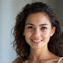 Portrait of a smiling woman, Maria